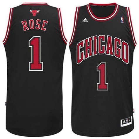 maillot nba adidas replica chicago bulls rose noir|Maillot Derrick Rose Chicago Bulls 2023/2024 Noir/bleu.